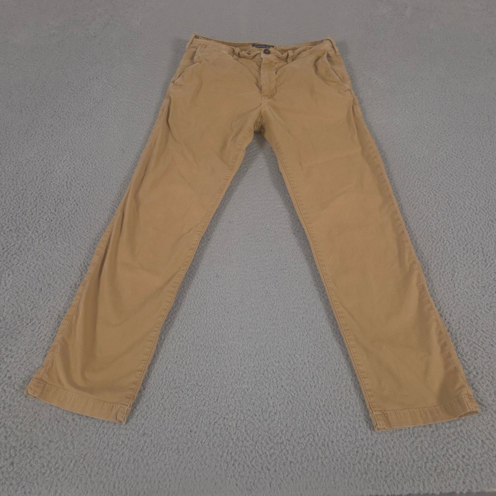 American Eagle Pants Mens 31x30 Tan Slim Straight Next Level Flex Chino Khaki